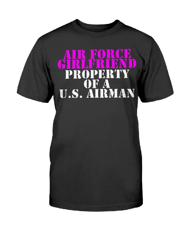 Air Force Girlfriend Property T-shirts-- Chenille Blend Fleece Blend Nylon Blend