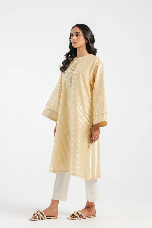 EMBELLISHED SHIRT (E4077/102/223)-- Lace Blend Ribbed Blend Corduroy Blend
