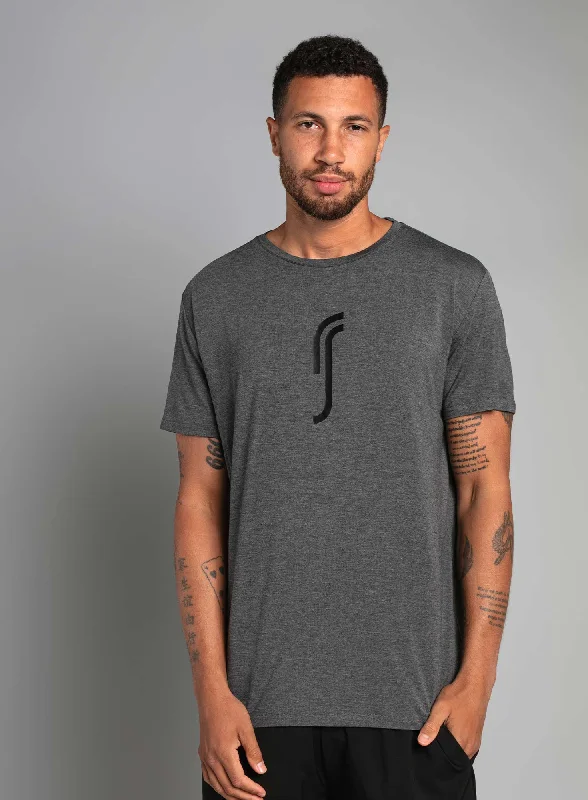 Men's Paris Modal T-shirt-- Embroidered Appliqued Beaded