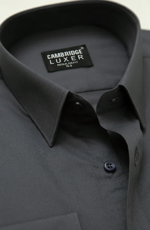 Luxer Plain Mens Shirt-- Anti-Pilling Machine Wash Handmade