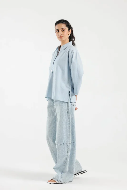 SHIRT (E1697/108/616)-- Silk Blend Satin Velvet