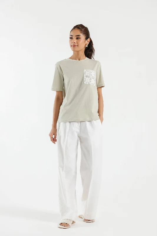 T-SHIRT (E1858/108/005)-- Satin Fabric Silk Fabric Chiffon Fabric