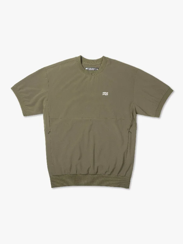 Field TrackShirt – Flag-- Hooded Caped Shawl Collar