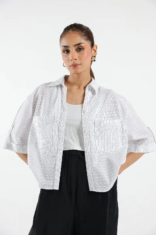 SHIRT (E1725/108/001)-- Zippered Front Buttoned Front Snap Front