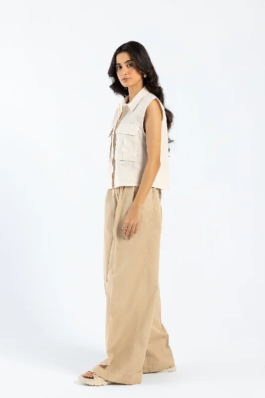 SHIRT (E1756/108/005)-- Hooded Caped Shawl Collar