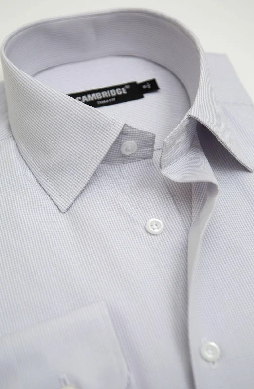 Trim Fit Premium Cotton Shirt-- Graphic Embroidered Appliqued