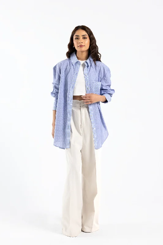 SHIRT (E1728/108/630)-- Zippered Buttoned Snapped