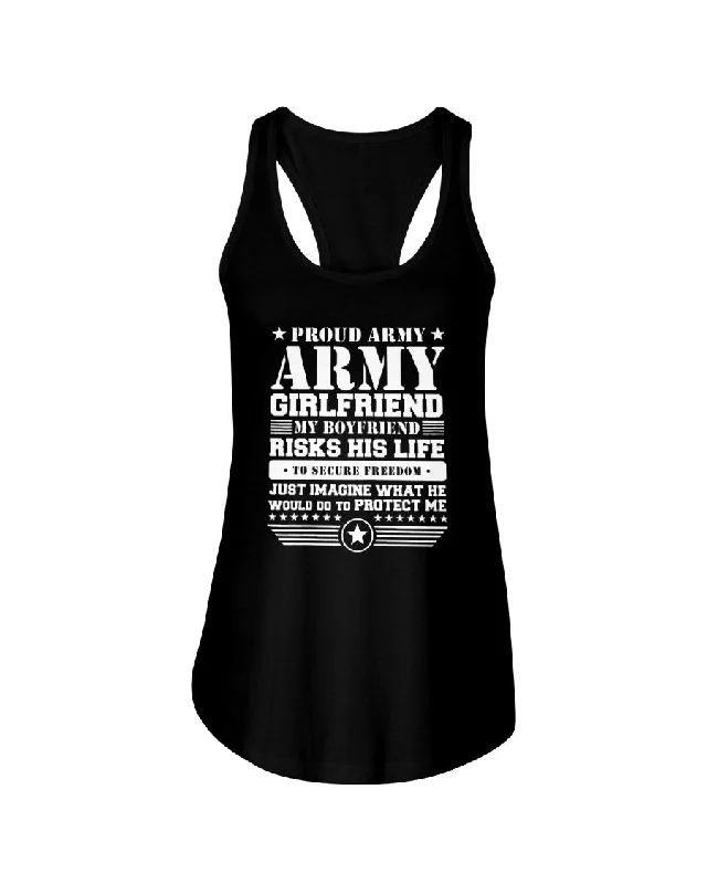 US Army Girlfriend Imagine T-shirts-- Elasticated Padded Insulated