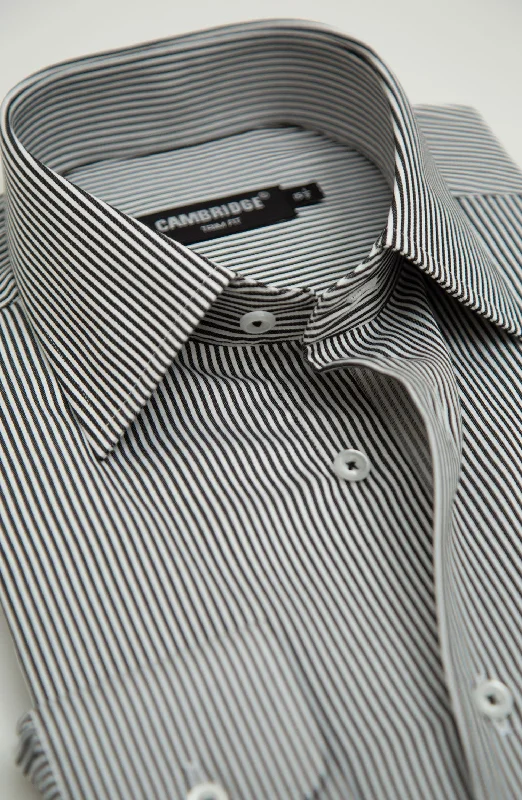 Trim Fit Premium Cotton Shirt-- Zippered Buttoned Snapped