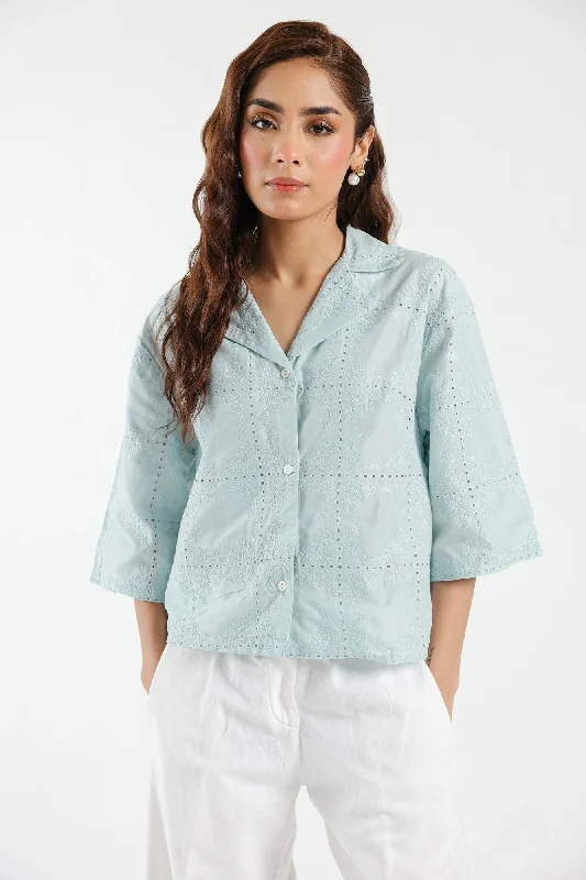 SHIRT (E1761/108/722)-- Wool Fabric Cashmere Fabric Tweed Fabric