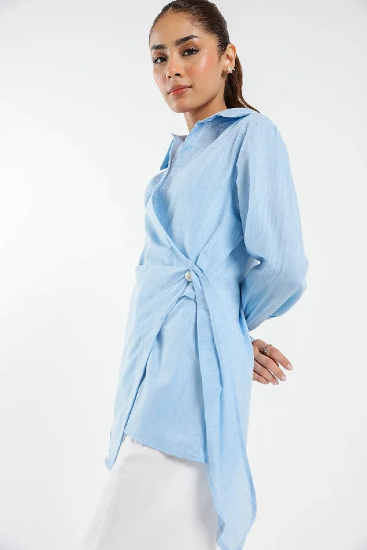 SOLID SHIRT (E1798/108/614)-- Print Jacquard Patchwork