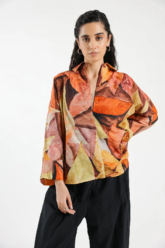 PRINTED SHIRT (E1786/108/901)-- Rayon Fabric Velvet Fabric Corduroy Fabric