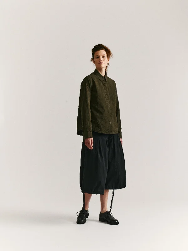 CHLOE SHIRT - PAPER COT - KHAKI-- Anti-Pilling Machine Wash Handmade