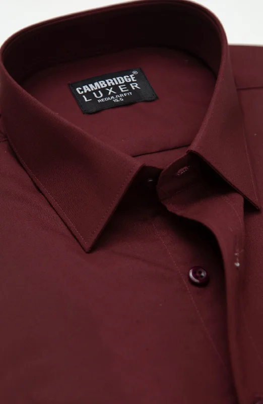 Luxer Plain Mens Shirt-- Thin T-Shirt Open Front Quick Dry