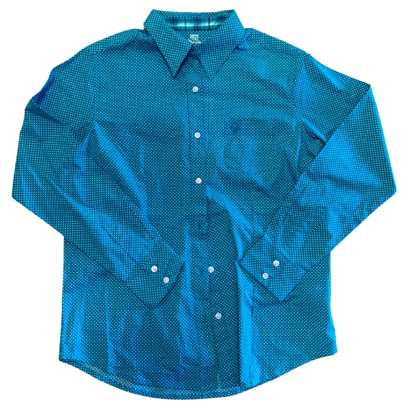 Vintage Wrangler / George Strait Women's Shirt - LAST CHANCE-- Silk Blend Satin Velvet
