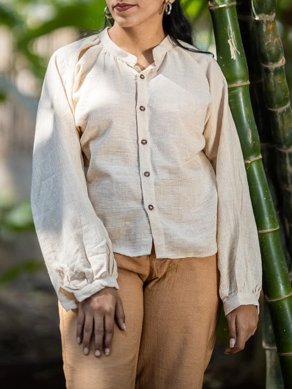 Kora Blouse Asymmetric Hem Blouse