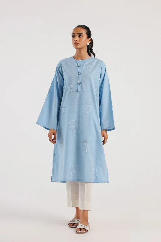 EMBELLISHED SHIRT (E4063/102/608)-- Machine Wash Dry Clean Hand Wash