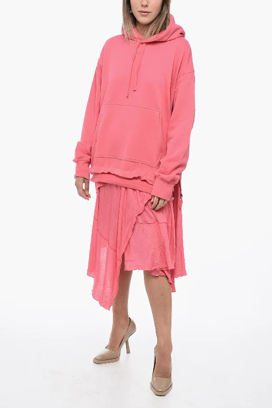 Diesel Double Fabbric D-ROLLER Dress with Asymmetric Hem S Standard size Tunics Practical durable