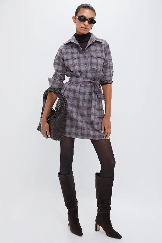 Winetasting Plaid Mary Tyler Dress Tunics Prom sequined