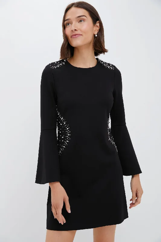 Black Embellished Farrow Dress Tunics New arrival