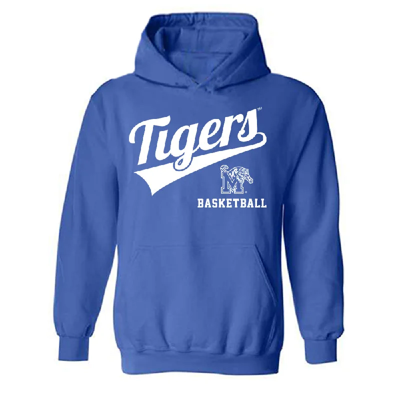 Memphis - NCAA Women's Basketball : Taylor Barner - Classic Shersey Hooded Sweatshirt Hoodie with Ribbed Cuffs Snug Fit Comfort