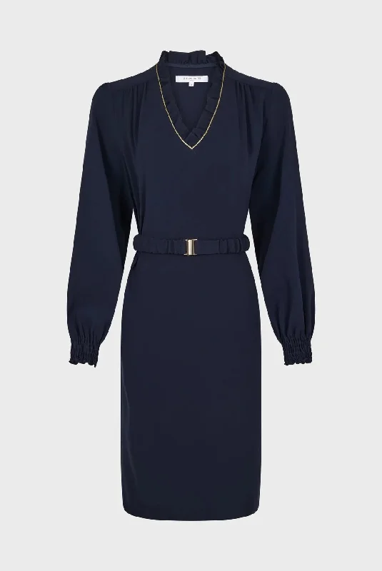 Dress Sienna Dar20a120 Navy Tunics Distressed trendy