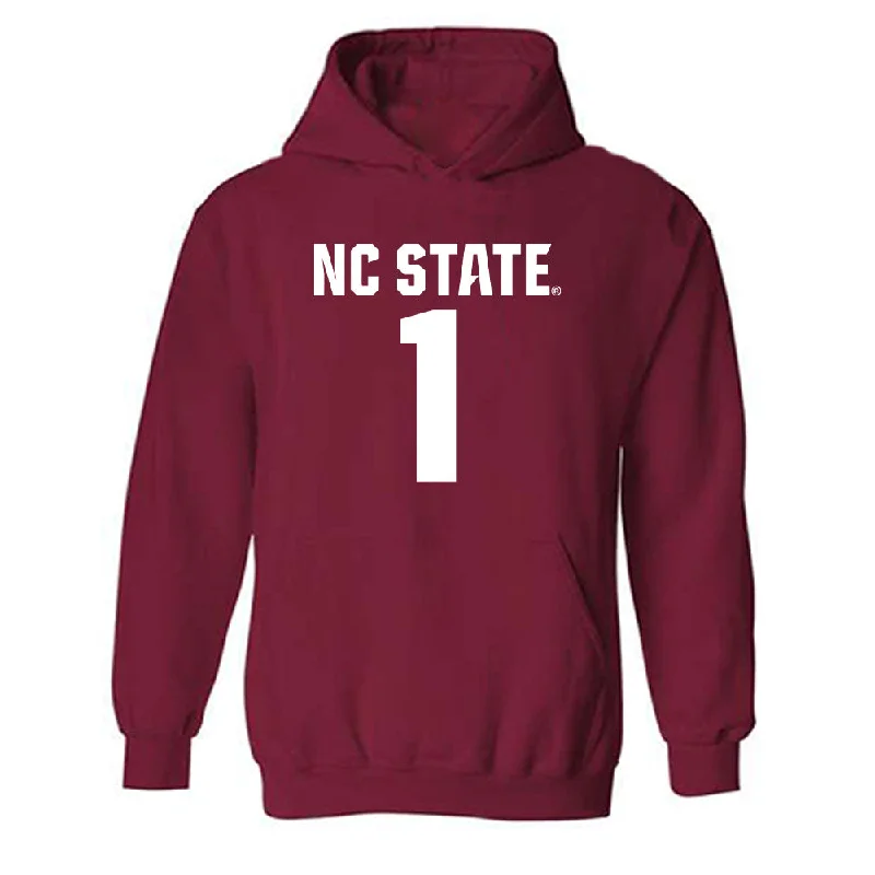 NC State - NCAA Women's Basketball : Lorena Awou - Classic Shersey Hooded Sweatshirt Hoodie Sweatshirt Pullover