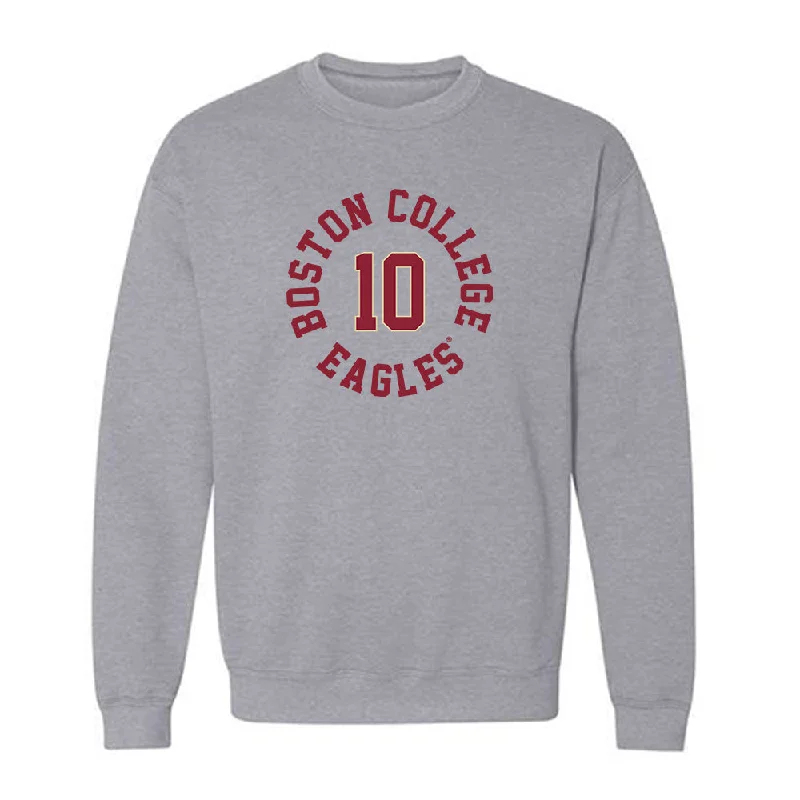 Boston College - NCAA Women's Basketball : Nene Awa Ndiaye - Classic Shersey Crewneck Sweatshirt Hoodie with Camouflage Military Edgy