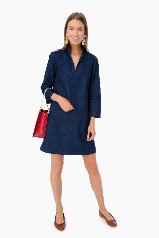 Denim Clifton Dress Floral Print girly