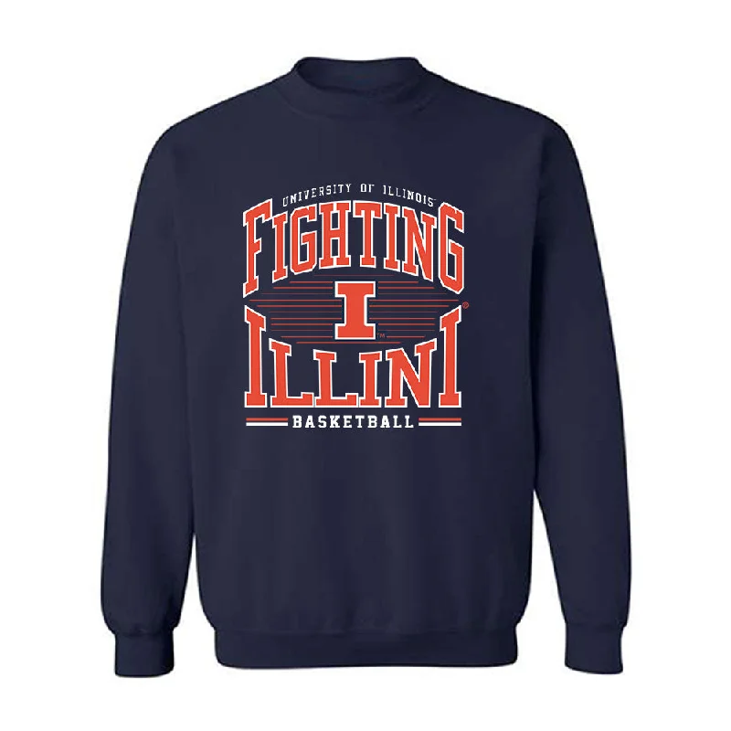 Illinois - NCAA Women's Basketball : Hayven Smith - Classic Shersey Crewneck Sweatshirt Hoodie with Hem Elastic Stretchable Comfortable