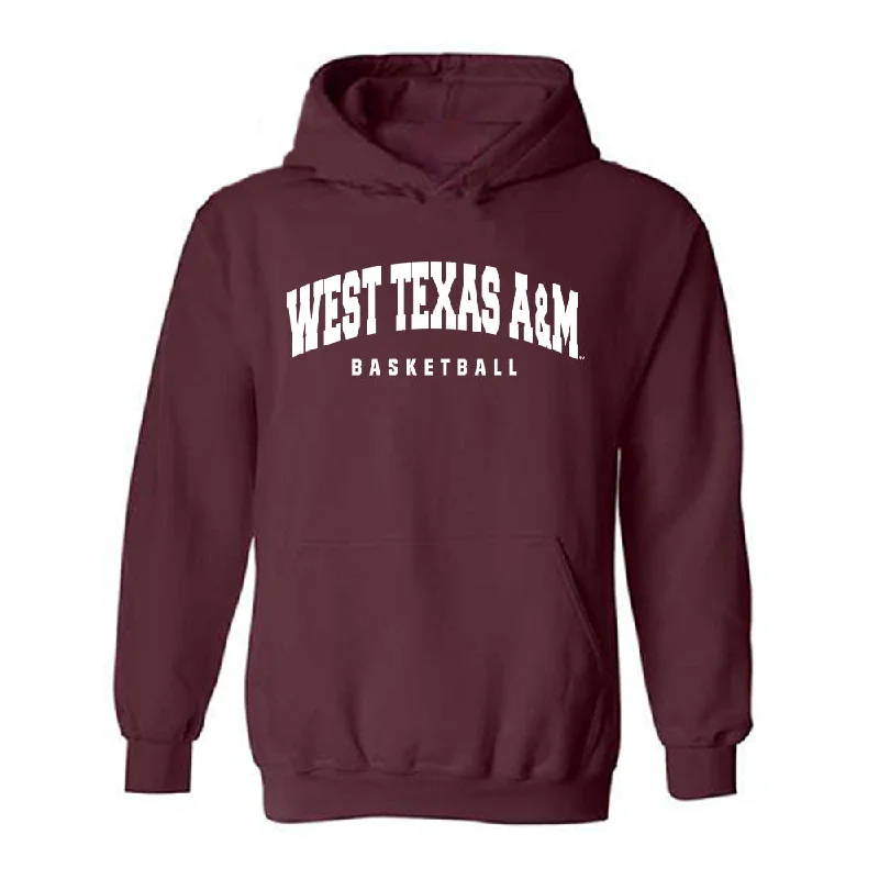 WTAMU - NCAA Women's Basketball : Taytum Bell - Hooded Sweatshirt Hoodie with Cuffed Sleeves Snug Secure