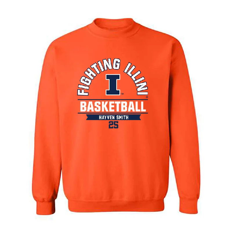 Illinois - NCAA Women's Basketball : Hayven Smith - Classic Fashion Shersey Crewneck Sweatshirt Hoodie with Neon Bright Vibrant