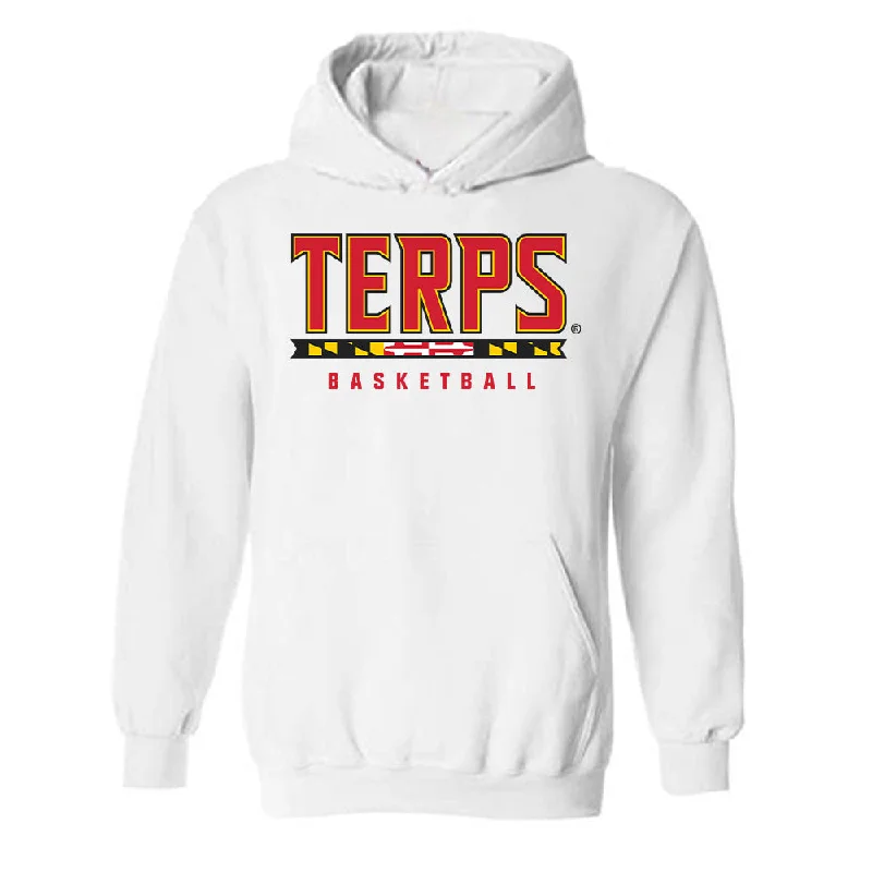 Maryland - NCAA Women's Basketball : Christina Dalce - Classic Shersey Hooded Sweatshirt Hoodie with Emblem Brand Identity
