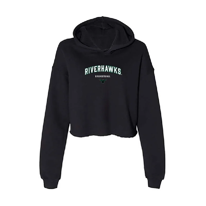 Northeastern State - NCAA Women's Basketball : Alex Hill - Women's Crop Fleece Hoodie Hoodie with High Neck Warm Protective