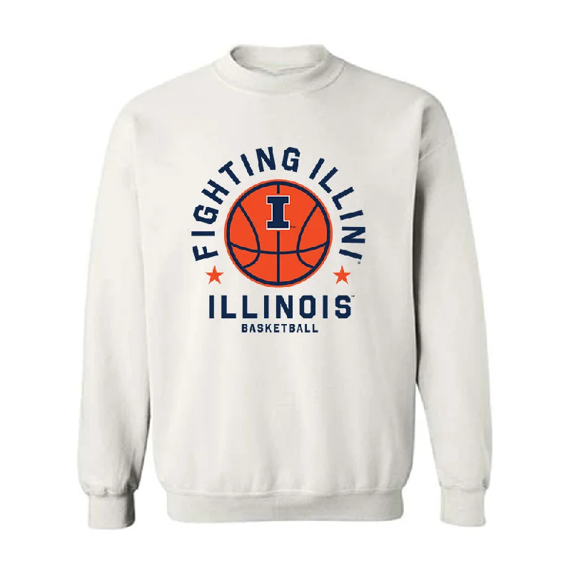 Illinois - NCAA Women's Basketball : Jasmine Brown-Hagger - Sports Shersey Crewneck Sweatshirt Hoodie with Full-Zip Functional Layering