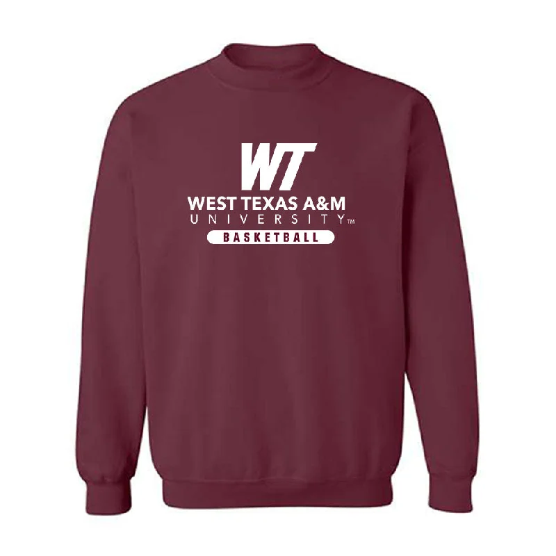 WTAMU - NCAA Women's Basketball : Taytum Bell - Crewneck Sweatshirt Hoodie with Elastic Cuffs Stretchable Comfortable