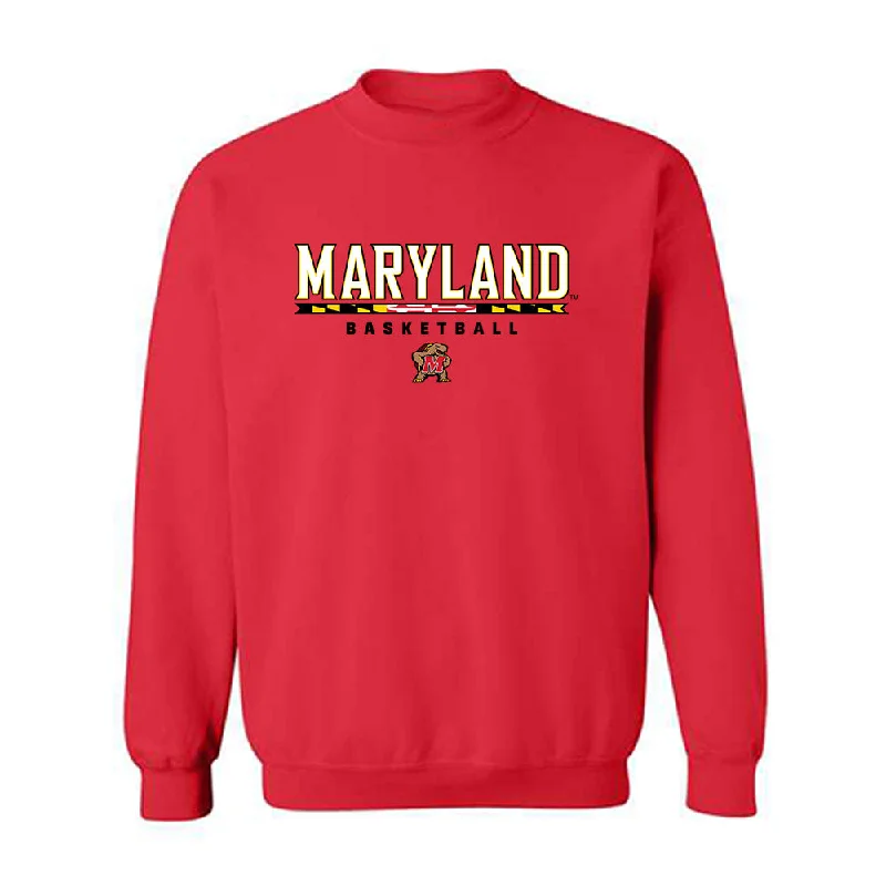 Maryland - NCAA Women's Basketball : Christina Dalce - Classic Shersey Crewneck Sweatshirt Hoodie with Typography Text Message