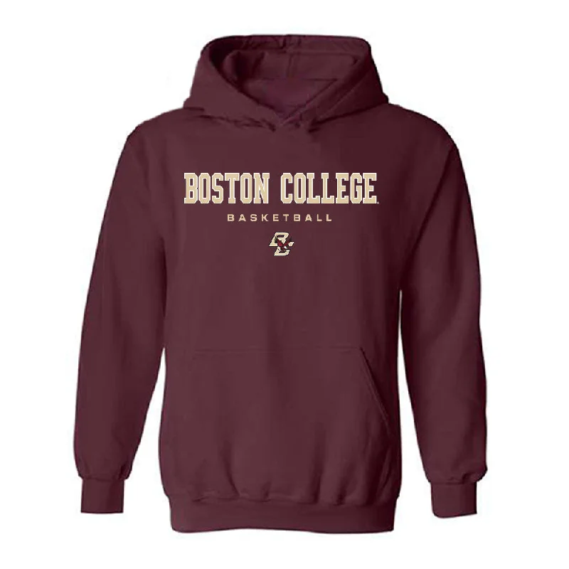 Boston College - NCAA Women's Basketball : Savannah Samuel - Classic Shersey Hooded Sweatshirt Hoodie with Button Classic Timeless