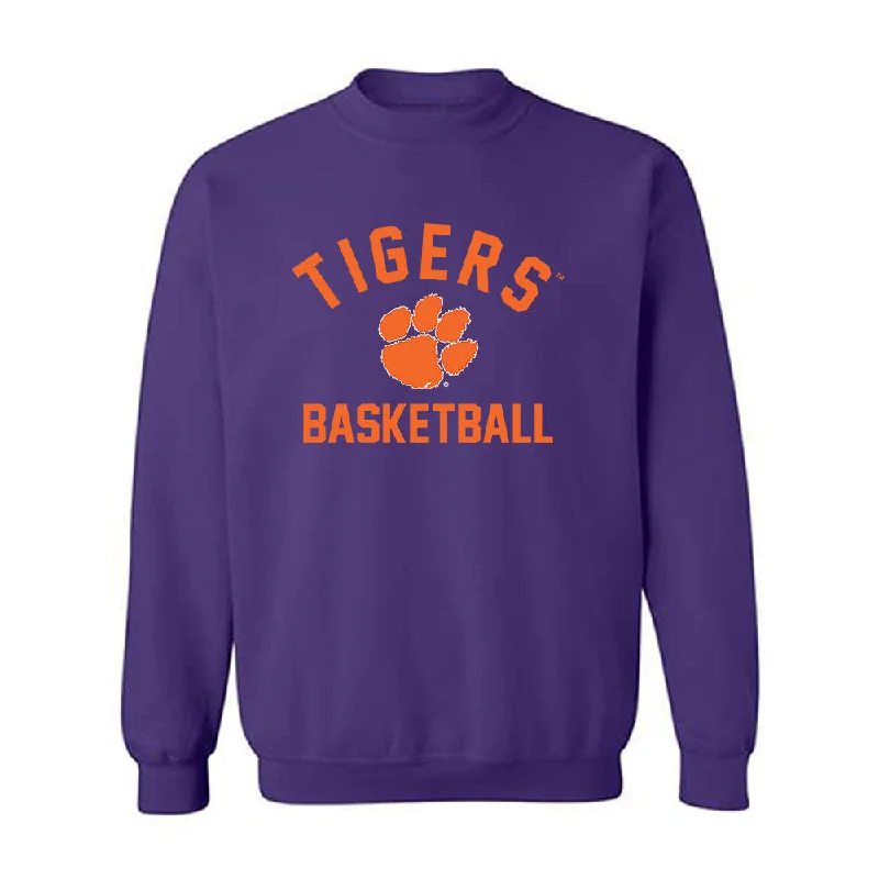 Clemson - NCAA Women's Basketball : Anya Poole - Classic Shersey Crewneck Sweatshirt Hoodie with Slit Hem Functional Movement
