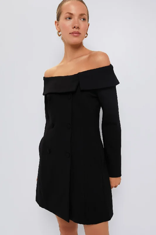 Black Ponte Remington Dress Tunics Office stylish