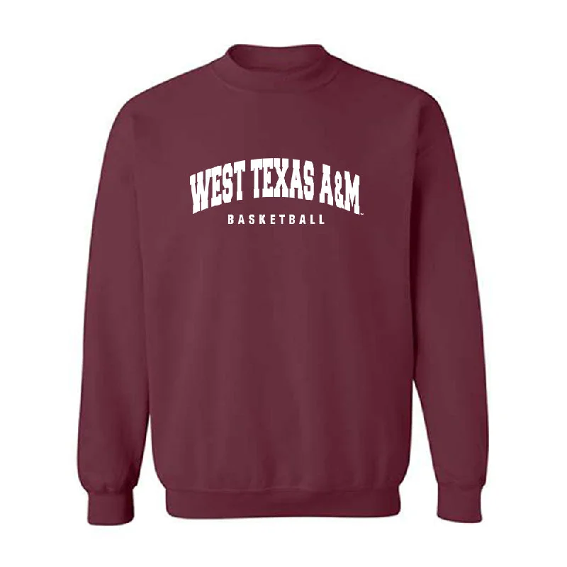 WTAMU - NCAA Women's Basketball : Taytum Bell - Crewneck Sweatshirt Hoodie with Batwing Sleeves Loose Dramatic