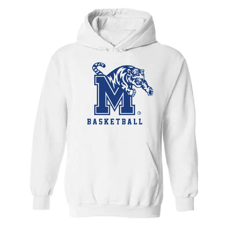 Memphis - NCAA Women's Basketball : Hannah Riddick - Classic Shersey Hooded Sweatshirt Hoodie with Hem Applique Textured Unique