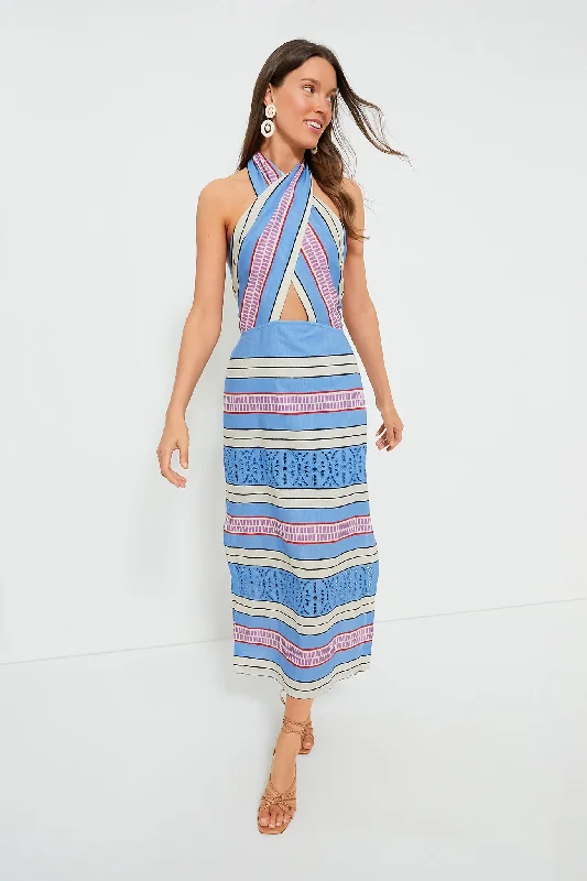 Sorrento Stripe Ames Dress Tunics Modern contemporary