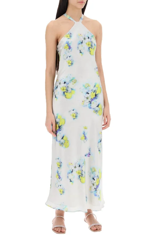 Max Mara Studio Maxi Satin Orbita Dress In Tunics Sophisticated sleek