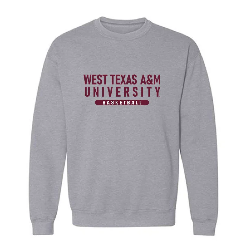WTAMU - NCAA Women's Basketball : Taytum Bell - Crewneck Sweatshirt Hoodie with Set-In Sleeves Structured Classic