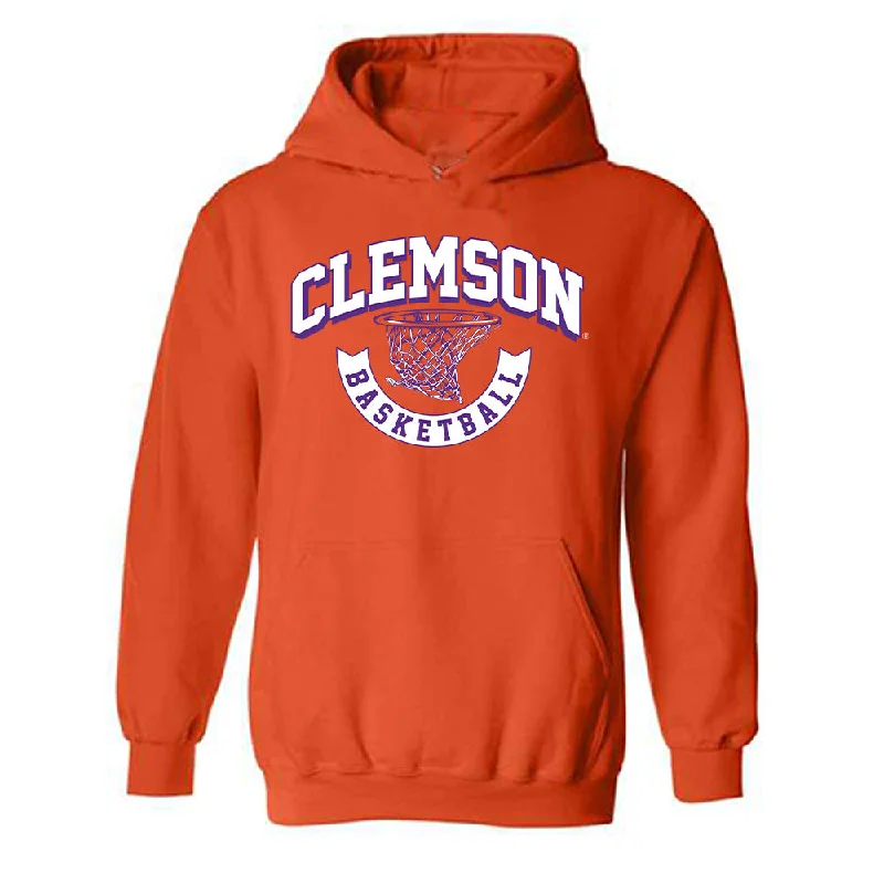 Clemson - NCAA Women's Basketball : Anya Poole - Sports Shersey Hooded Sweatshirt Hoodie with Hem Detail Decorative Unique