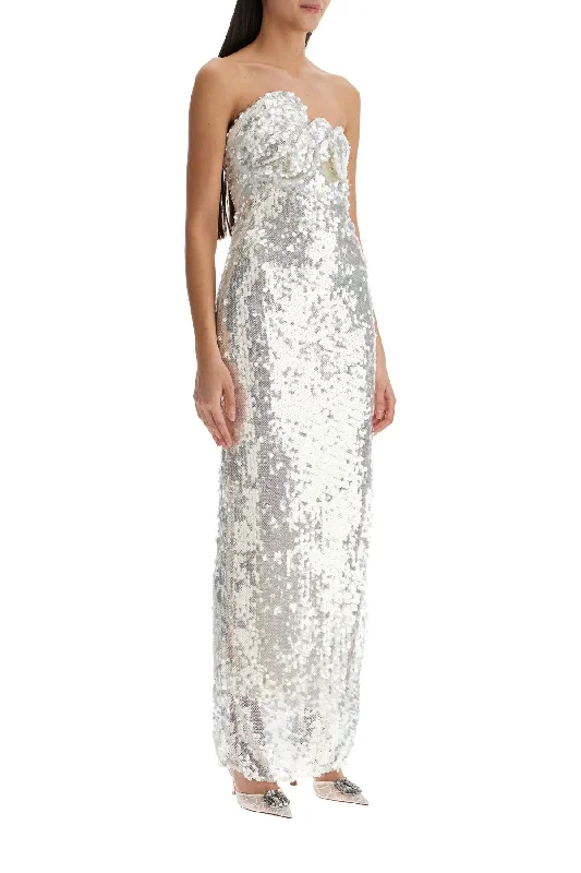 Christopher Esber Long Opaline Dress Tunics Trendy modern