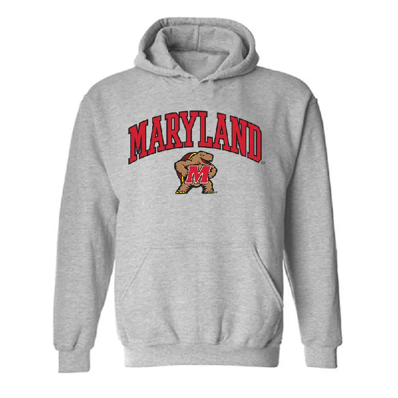 Maryland - NCAA Women's Basketball : Christina Dalce - Classic Shersey Hooded Sweatshirt Hoodie with Fur Luxurious Winter