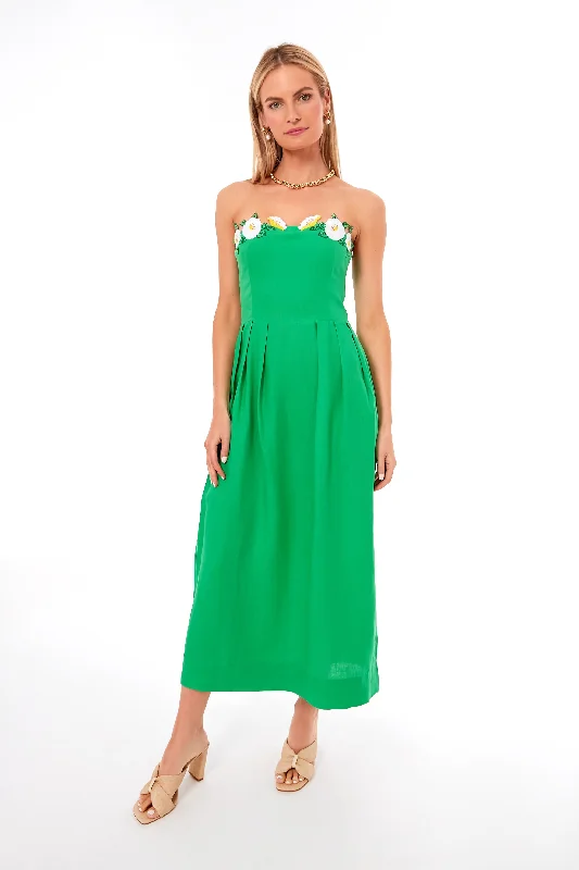 Kelly Green Lorr Long Dress Tunics Long Elegant