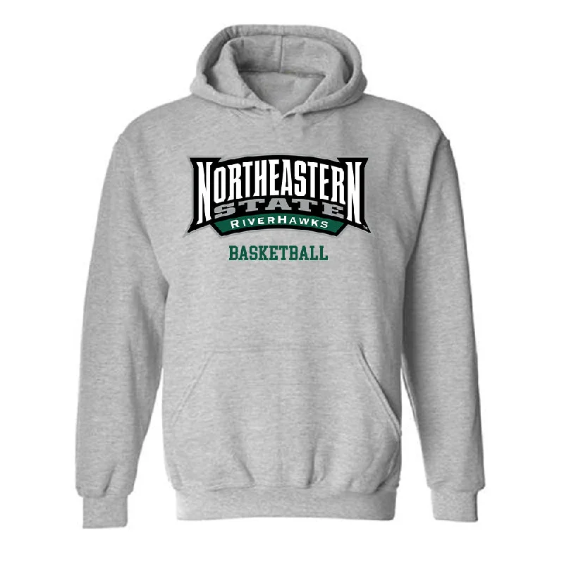 Northeastern State - NCAA Women's Basketball : Alex Hill - Classic Shersey Hooded Sweatshirt Hoodie with Crew Neck Simple Timeless